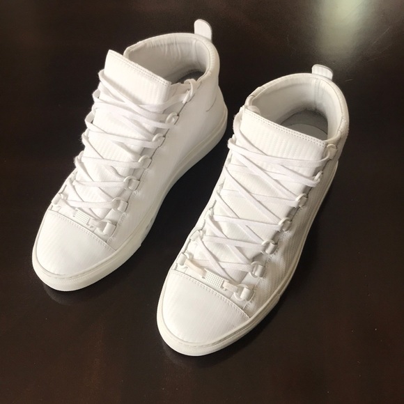 Balenciaga Other - Balenciaga Carbon-Effect Arena High-Top Sneakers